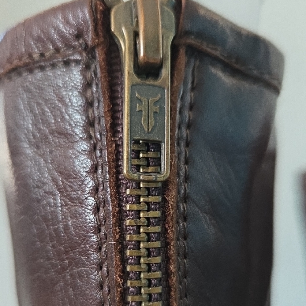 Brown Leather Knee-High Boots - Picture 8 of 11
